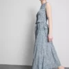 Gathered check midi skirt Gathered check midi skirt