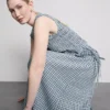 Gathered check midi skirt Gathered check midi skirt