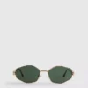 Geometric metal frame sunglasses Geometric metal frame sunglasses