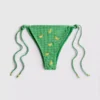 Gingham banana side-tie bikini bottoms Gingham banana side-tie bikini bottoms