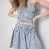 Gingham skater mini skirt Gingham skater mini skirt