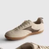 Gum-sole low-top sneakers