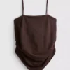 Hanky hem bandeau top Hanky hem bandeau top