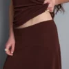 Hanky hem midi skirt