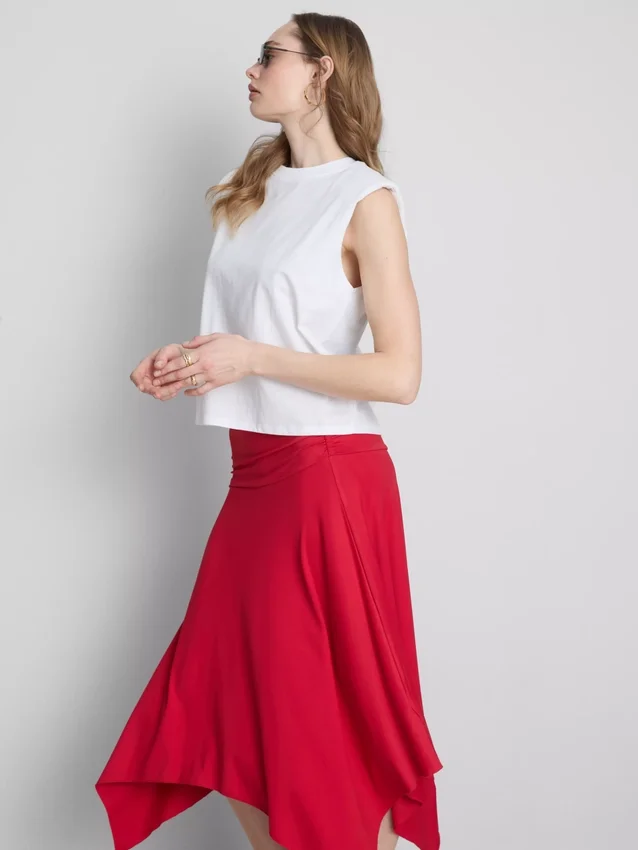 Hanky hem midi skirt Hanky hem midi skirt