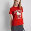 Hello kitty cotton relaxed strawberry tee
