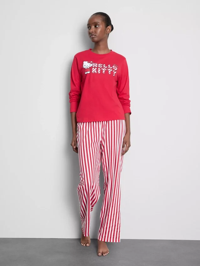 Hello kitty striped pajama set Hello kitty striped pajama set