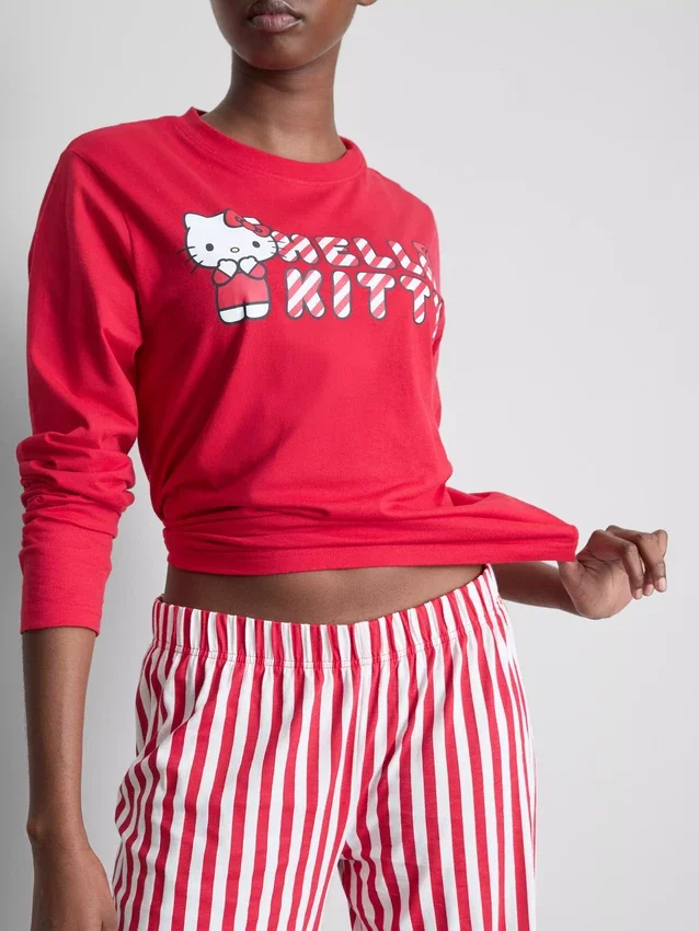 Hello kitty striped pajama set Hello kitty striped pajama set
