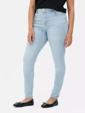 High waist skinny jeans