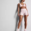 High waisted gingham active shorts High waisted gingham active shorts
