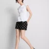 High-waisted printed shorts High-waisted printed shorts