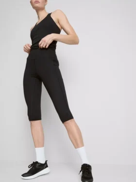 High-waisted smooth support active capri leggings High-waisted smooth support active capri leggings