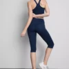 High-waisted smooth support active capri leggings High-waisted smooth support active capri leggings