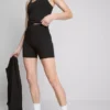 High-waisted smooth support active yoga shorts High-waisted smooth support active yoga shorts