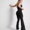 High-waisted smooth support flared active leggings High-waisted smooth support flared active leggings