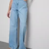 High-waisted straight-leg jeans High-waisted straight-leg jeans