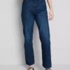 High-waisted straight-leg jeans High-waisted straight-leg jeans