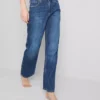 High-waisted straight-leg jeans High-waisted straight-leg jeans