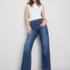 High-waisted straight-leg jeans High-waisted straight-leg jeans