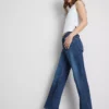High-waisted straight-leg jeans High-waisted straight-leg jeans