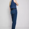 High-waisted straight-leg jeans High-waisted straight-leg jeans