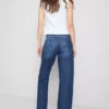 High-waisted straight-leg jeans High-waisted straight-leg jeans