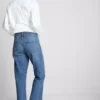 High-waisted straight-leg jeans High-waisted straight-leg jeans