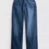 High-waisted straight-leg jeans High-waisted straight-leg jeans