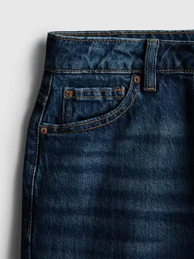 High-waisted straight-leg jeans High-waisted straight-leg jeans