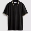 Honeycomb texture polo shirt Honeycomb texture polo shirt