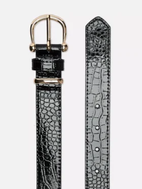 Horseshoe-buckle belt