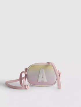 Initial mini crossbody bag