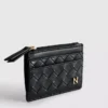 Initial quilted card holder