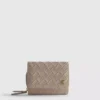 Initial quilted purse