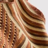 Knitted curve stitch tank top Knitted curve stitch tank top