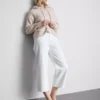 Knitted drawstring hoodie Knitted drawstring hoodie