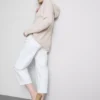 Knitted drawstring hoodie Knitted drawstring hoodie