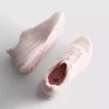 Knitted lace-up sneakers