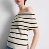Knitted off-the-shoulder sweater Knitted off-the-shoulder sweater