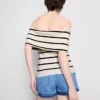 Knitted off-the-shoulder sweater Knitted off-the-shoulder sweater
