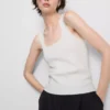 Knitted square neck tank top Knitted square neck tank top