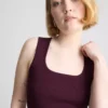 Knitted square neck tank top Knitted square neck tank top