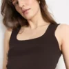 Knitted square neck tank top Knitted square neck tank top