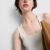 Knitted square neck tank top Knitted square neck tank top