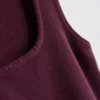 Knitted square neck tank top Knitted square neck tank top