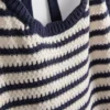 Knitted stripe halter dress Knitted stripe halter dress