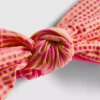 Knot-detail striped bandeau bikini top Knot-detail striped bandeau bikini top