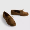 Lace-detail boat shoes