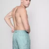 Leaf embroidered swimming shorts Leaf embroidered swimming shorts