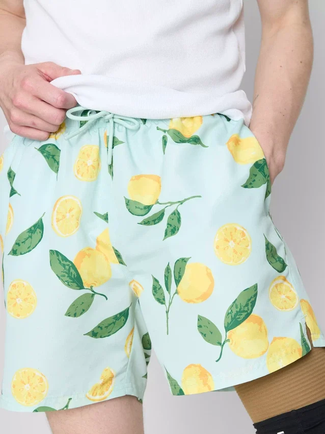 Lemon print swim shorts Lemon print swim shorts